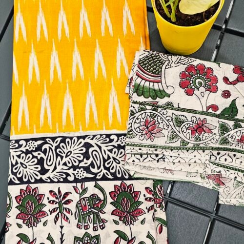 100% Pure Cotton Saree with Blouse – Summer Special Offer