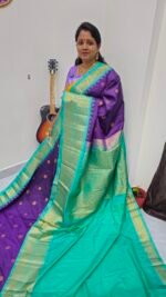 Premium Kanchi Gadwal Saree Jamun KG1861-1