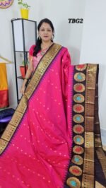 Premium Gadwal Silk Saree with Turning Border, Meena Weaving & Zari Butties – TBG2 – Sasu Fashions