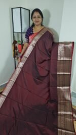 Banarasi silk saree maroon SB242 Hyderabad