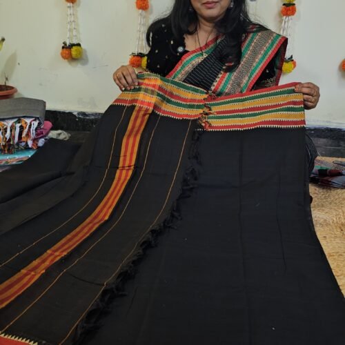 Narayanpet black cotton suit material NPT2418 Hyderabad