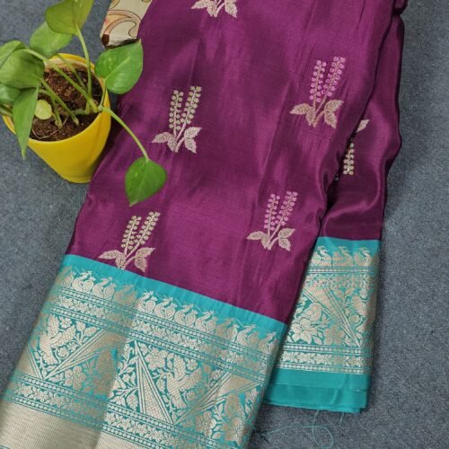 Chinya Pattu Saree with Kanchi Border – B219 Hyderabad