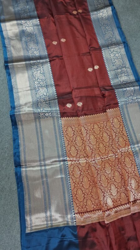Maroon Banarasi Kanchi Saree B214 Hyderabad