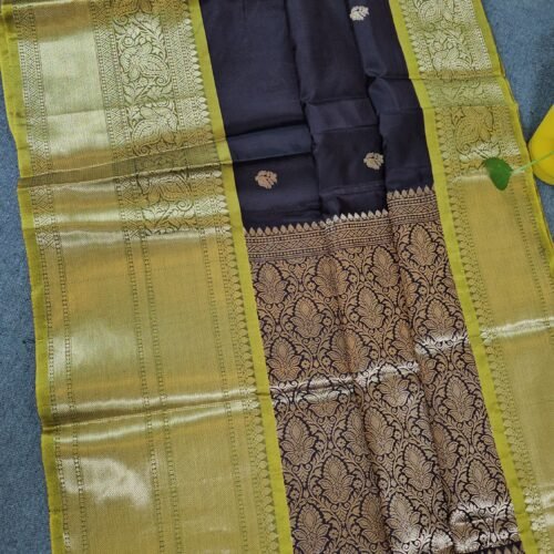 Brown Banarasi Kanchi Saree B215 Hyderabad