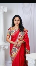 mangalgiri silk saree kalamkari print hyderabad