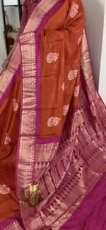 mysore crepe silk saree bottle green pink floral MS264 hyderabad