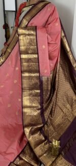 peach-pink-wine-kanchi-gadwal-saree-vks428