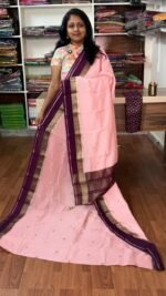 Premium Silk Zari Kota Saree with Contrast Zari Border by SASU Fashions